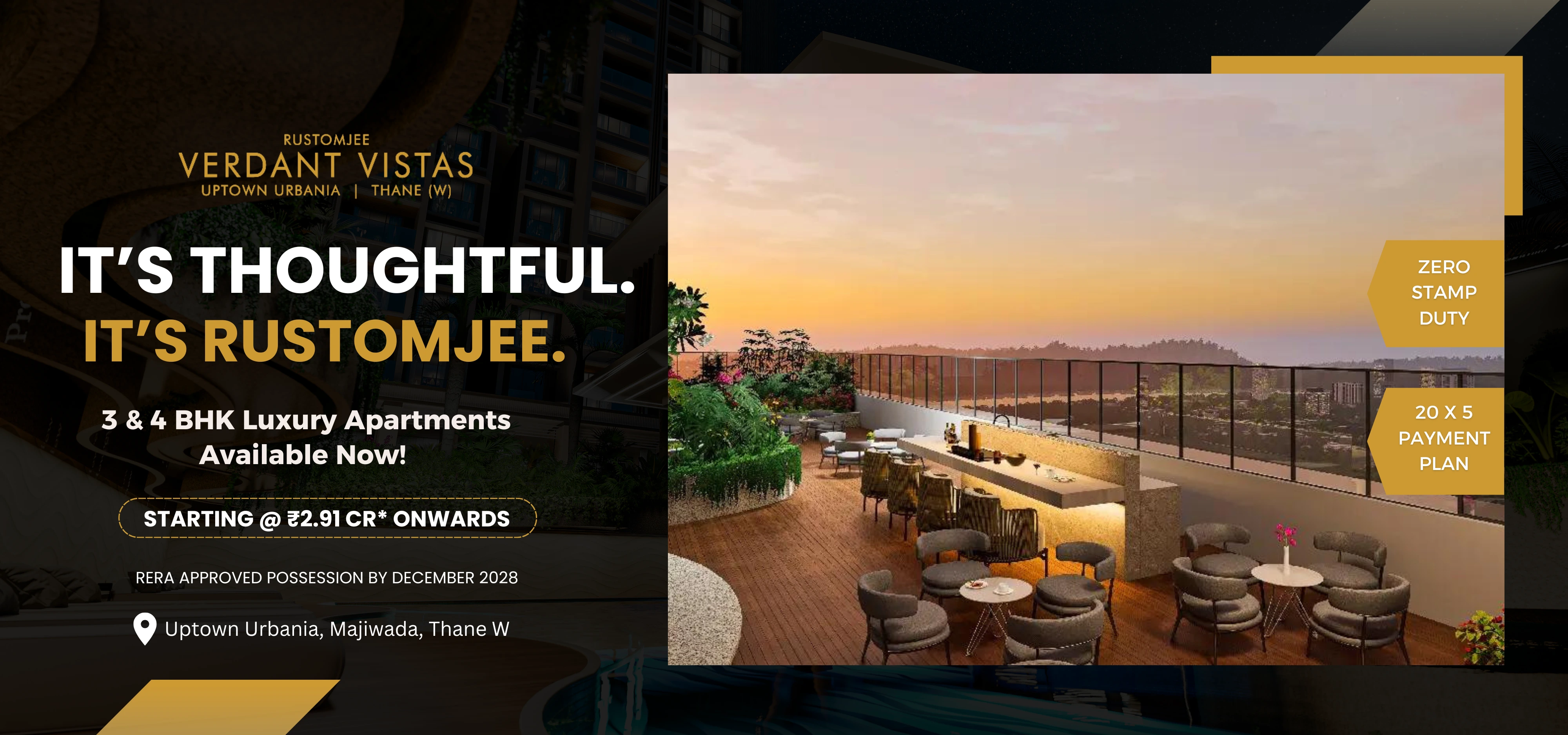 2.5, 3 & 4 BHK Homes in Thane